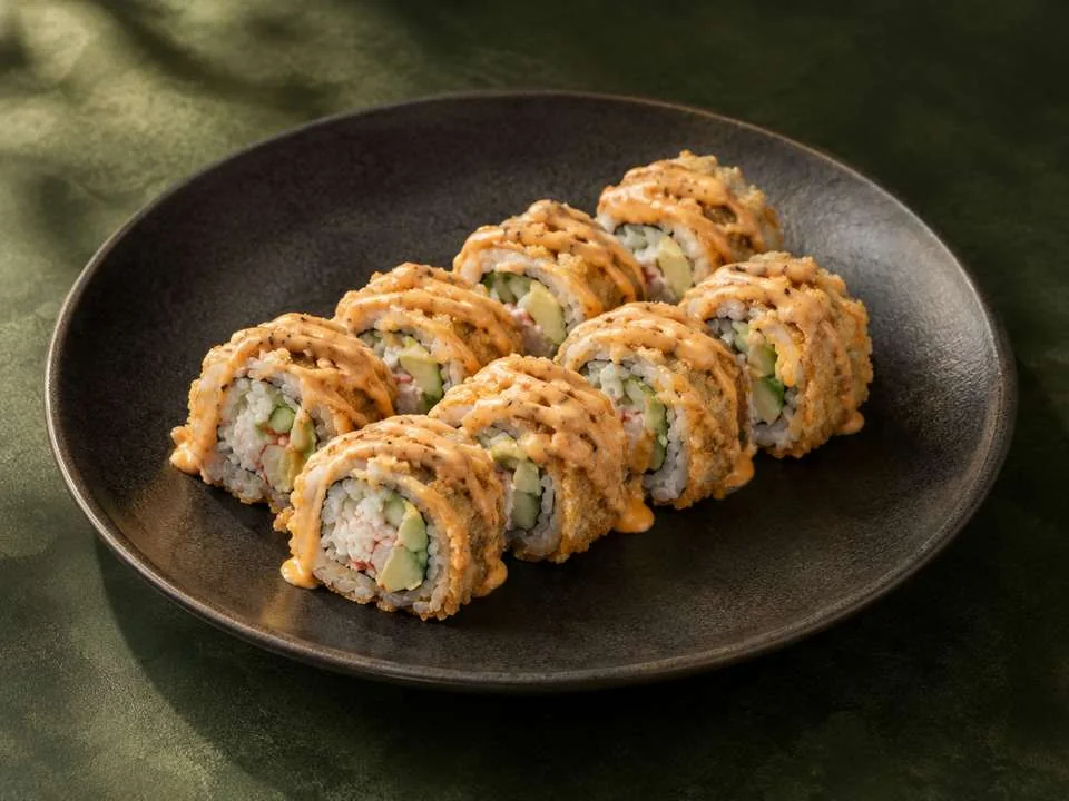Generated illustration of California Tempura Roll