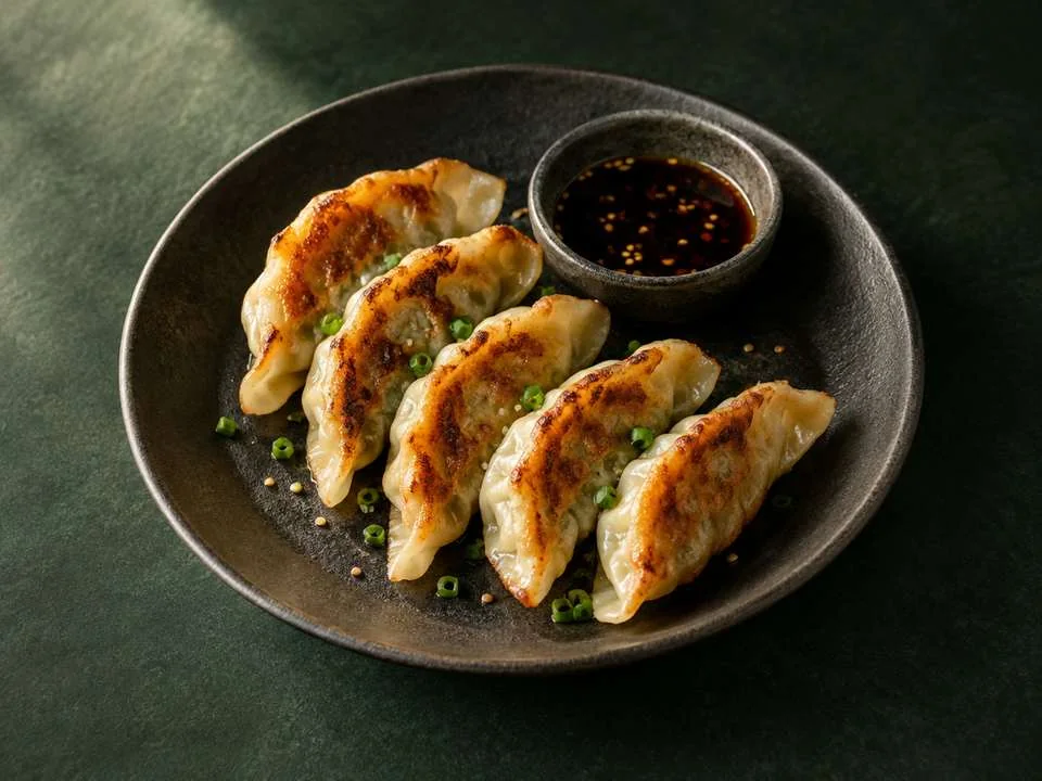 Generated illustration of Chicken Gyoza