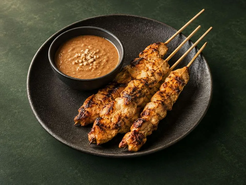 Generated illustration of Chicken Satay