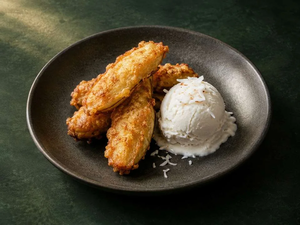 Generated illustration of Crispy Fried Banana