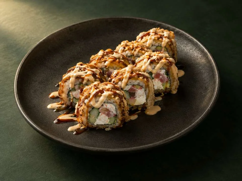Generated illustration of Godzilla Roll