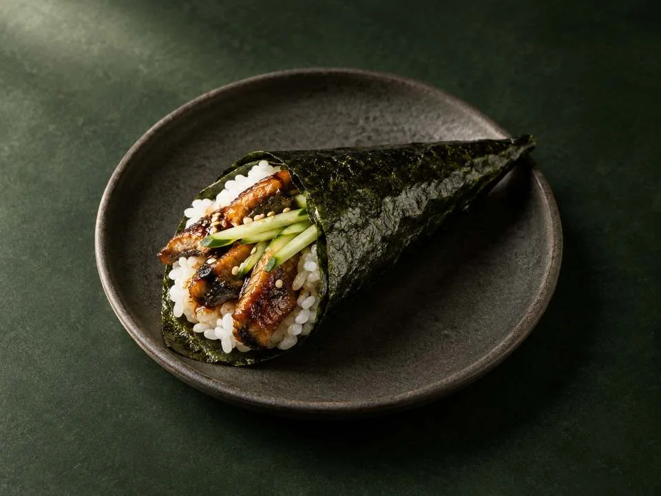 Generated illustration of Eel Hand Roll