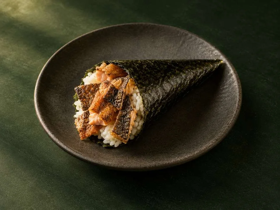 Generated illustration of Salmon Skin Hand Roll