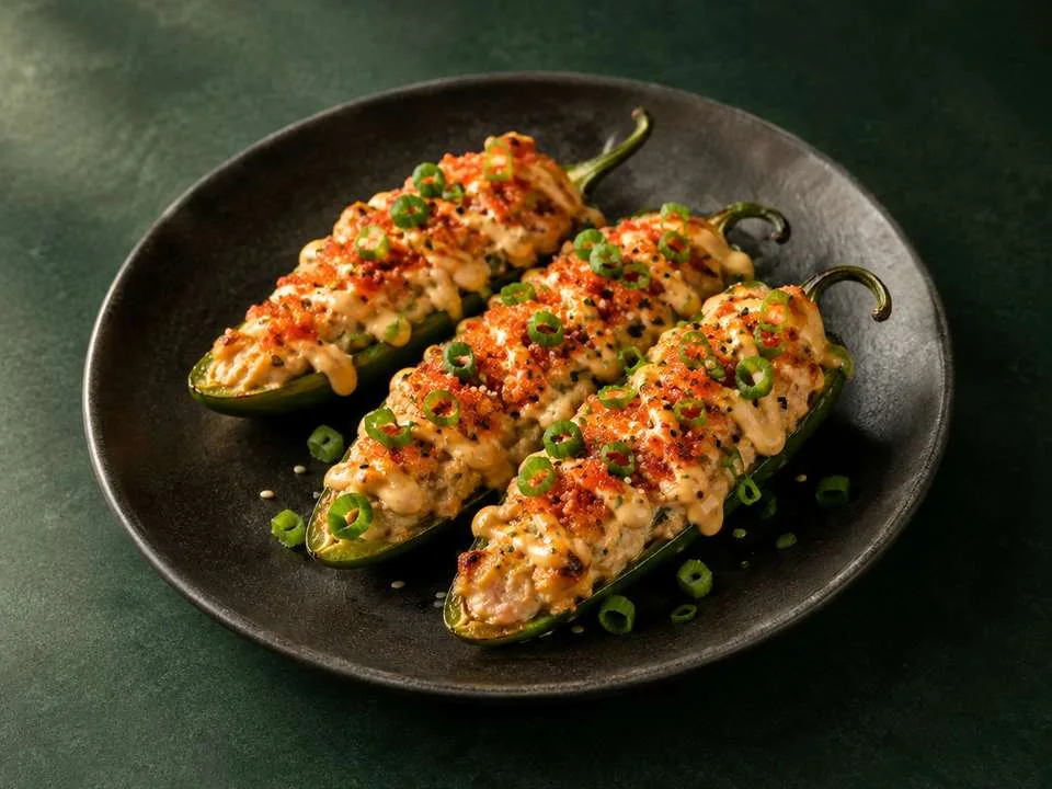 Generated illustration of Spicy Tuna Jalapeño Popper