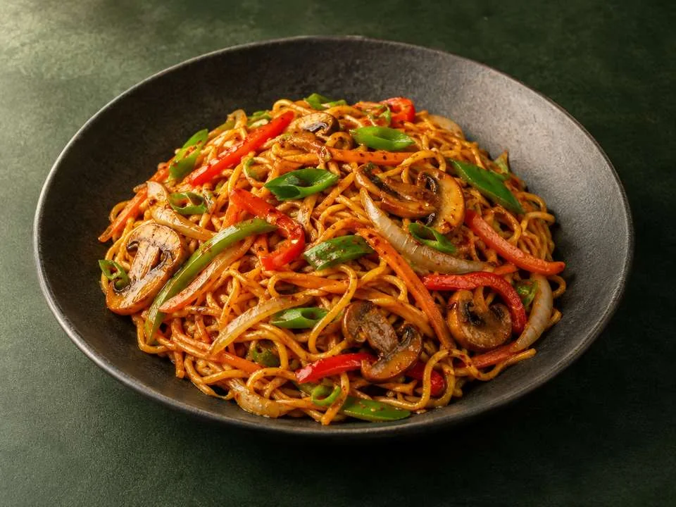 Generated illustration of Spicy Yakisoba