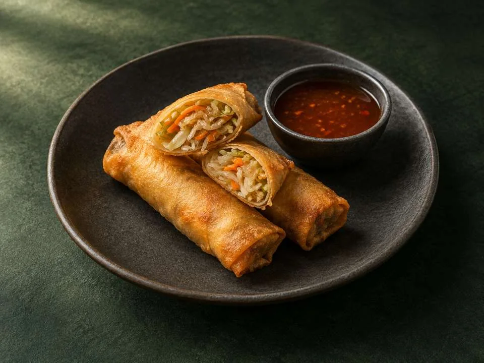 Generated illustration of Spring Roll