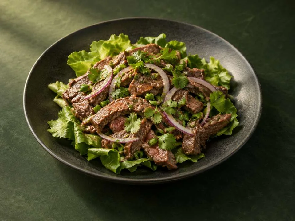 Generated illustration of Thai Beef Salad