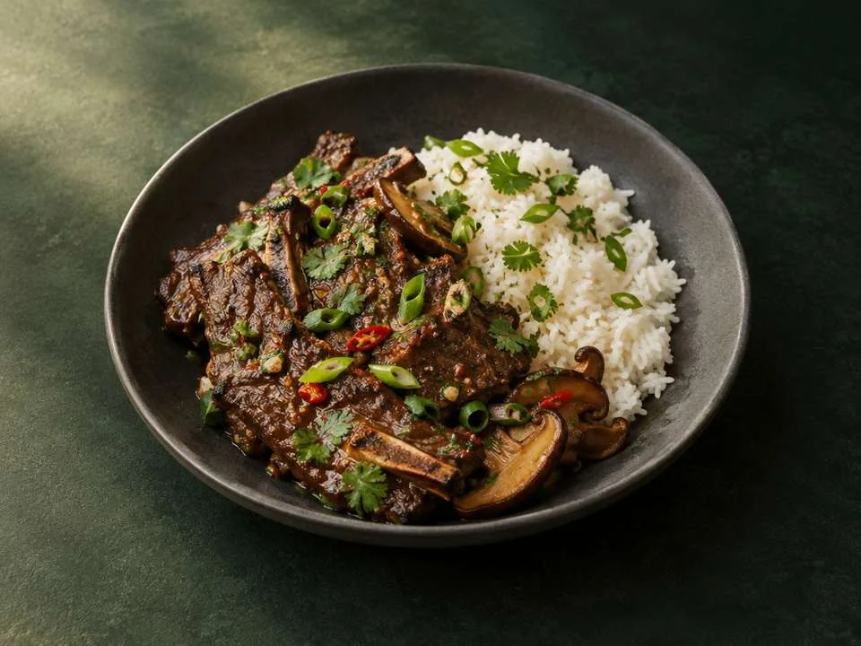 Generated illustration of Thai Short Ribs