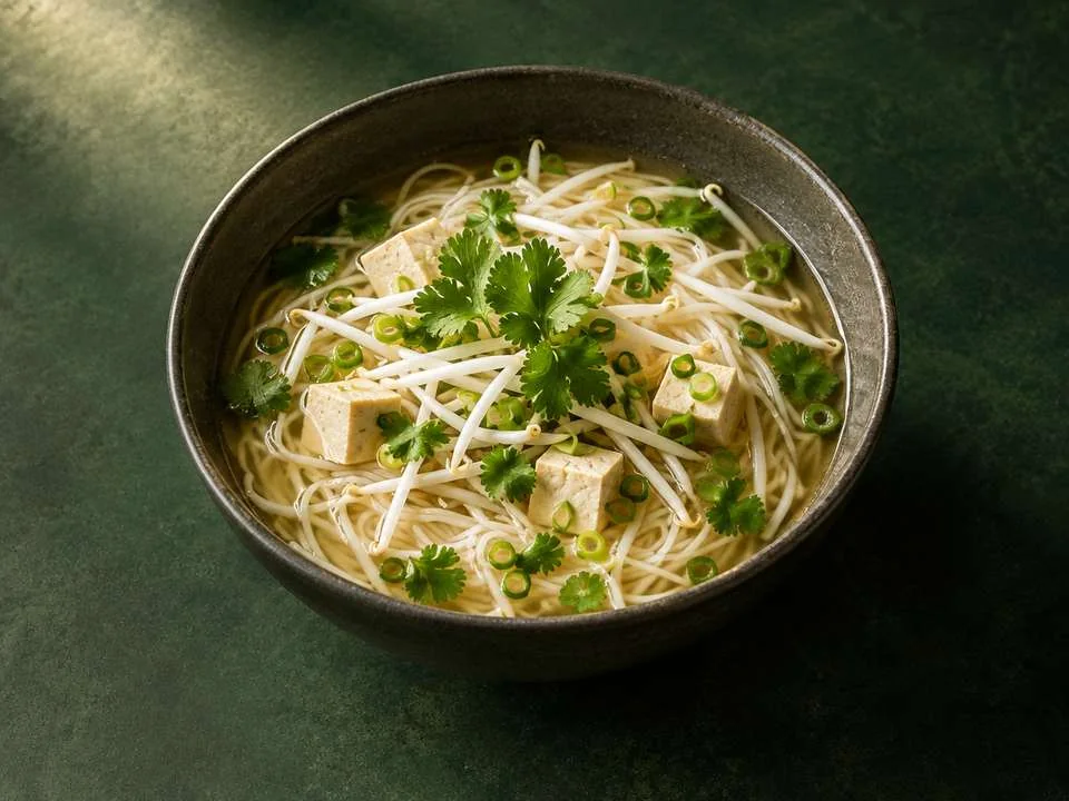 Generated illustration of Thai Zen Noodle Soup