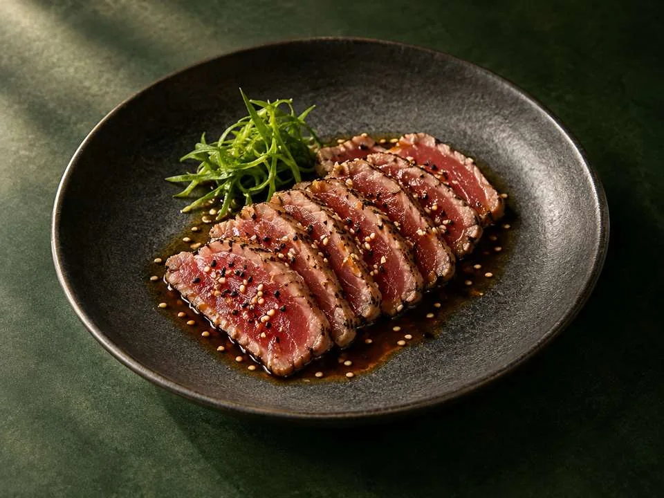 Generated illustration of Tuna Tataki